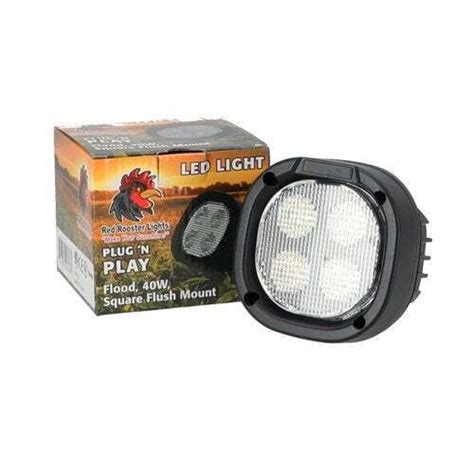 Red Rooster® Square Flush Mount LED Light fits John Deere 